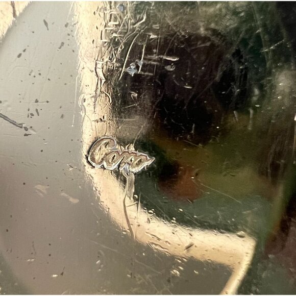 Vtg Coro Cameo Mourning Brooch Seed Pearls Gold-Tone Frame  Signed - Picture 4 of 6